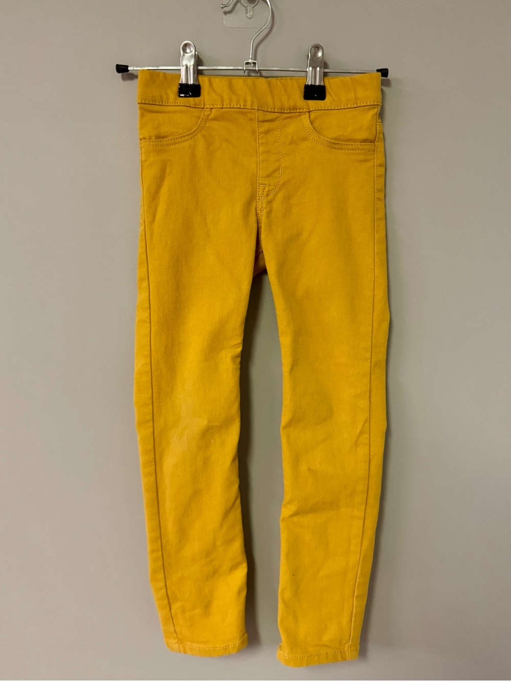 H&M Girls’ Skinny Jeans in Mustard Yellow